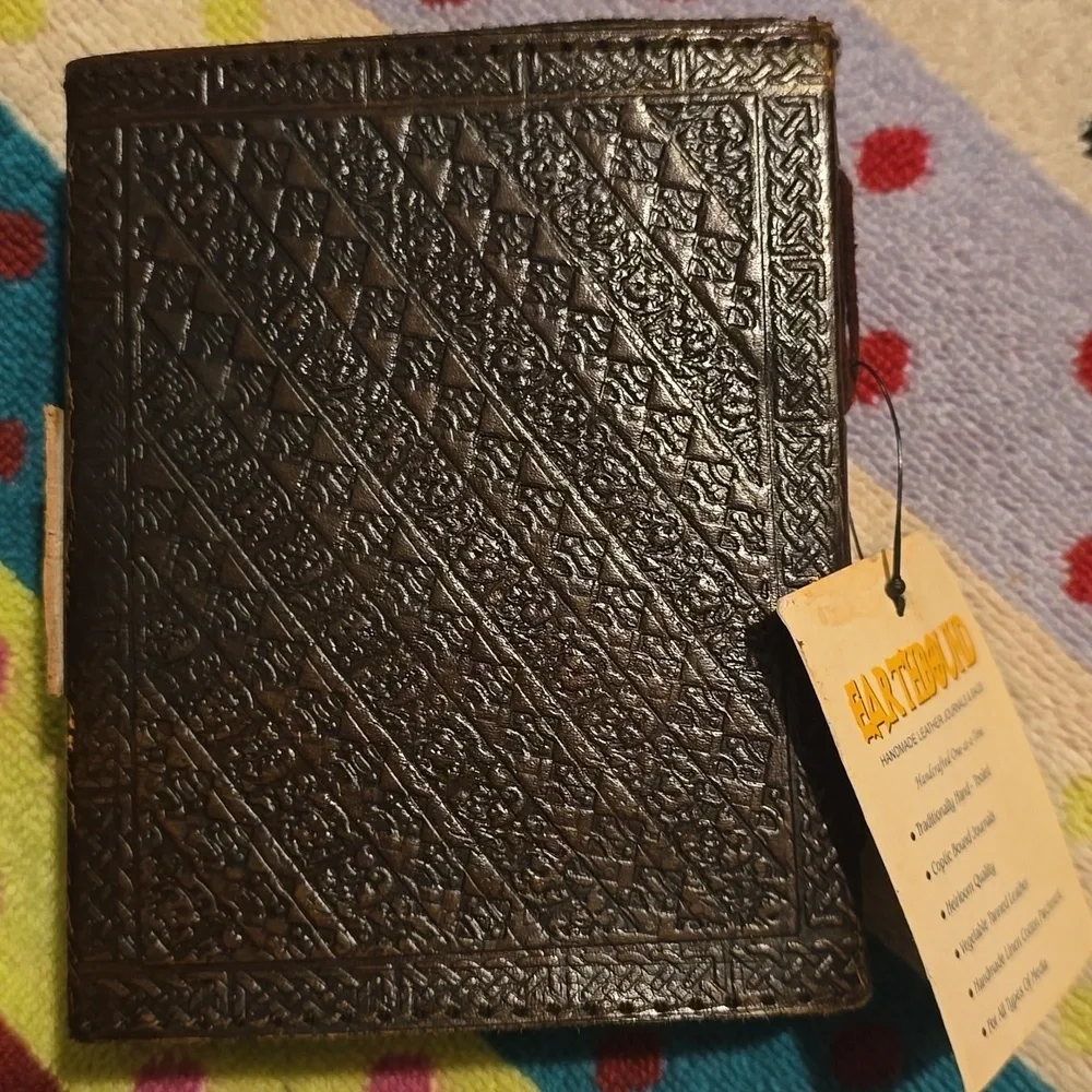 EARTHBOUND brown embossed